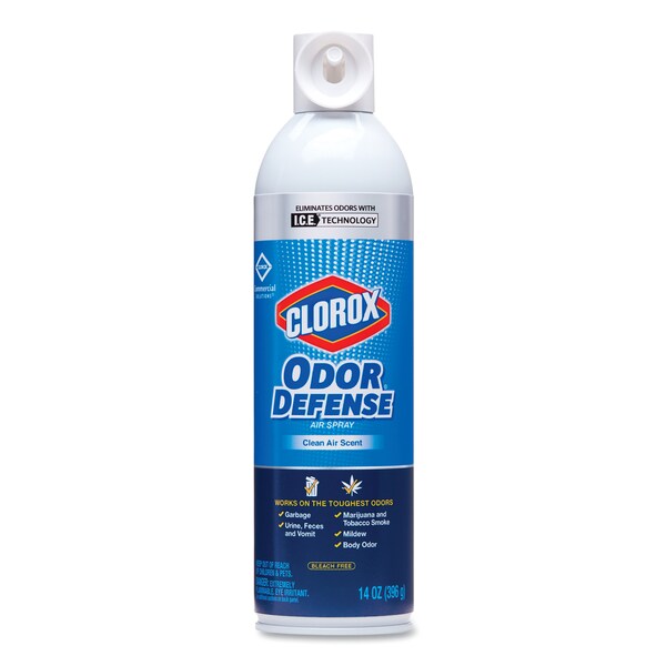 Clorox Commercial Solutions Odor Defense, Clean Air Scent, 14 oz Aerosol 31711EA